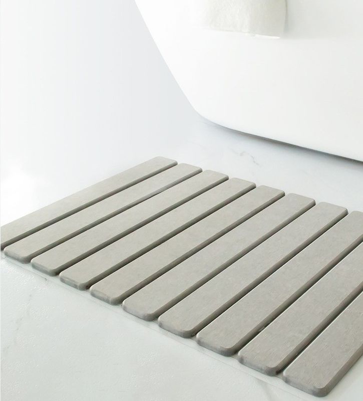 CLASSIC Design Style Diatomite Earth Bath Mat for Quick Drying Bathroom Shower Floor